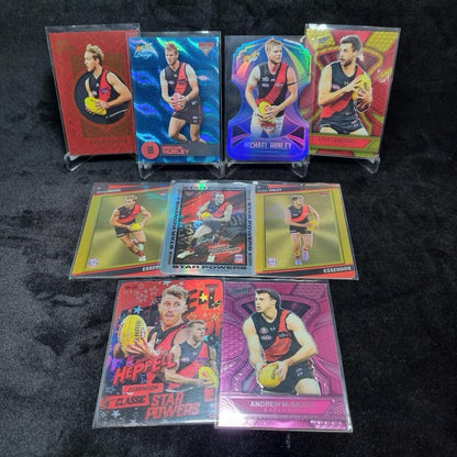 AFL Essendon Bombers Insert/ Numbered Card Lot X 9 Trading Cards0