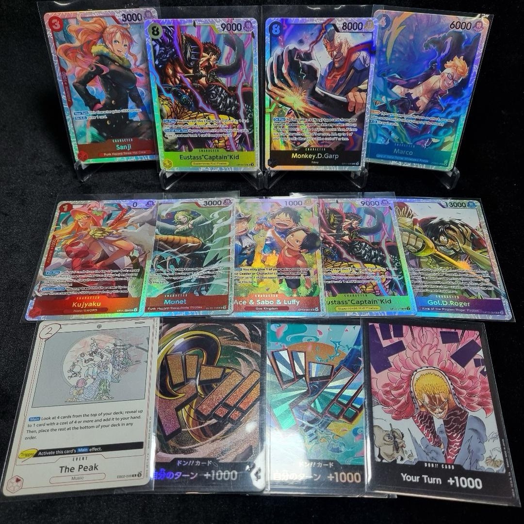One Piece CCG Large Card Bundle X 13 Multiple Sets0