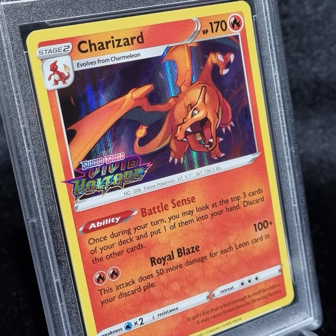 2020 Charizard Holo Prerelease Black Star Promo PSA 9 Vivid Voltage English TCG2