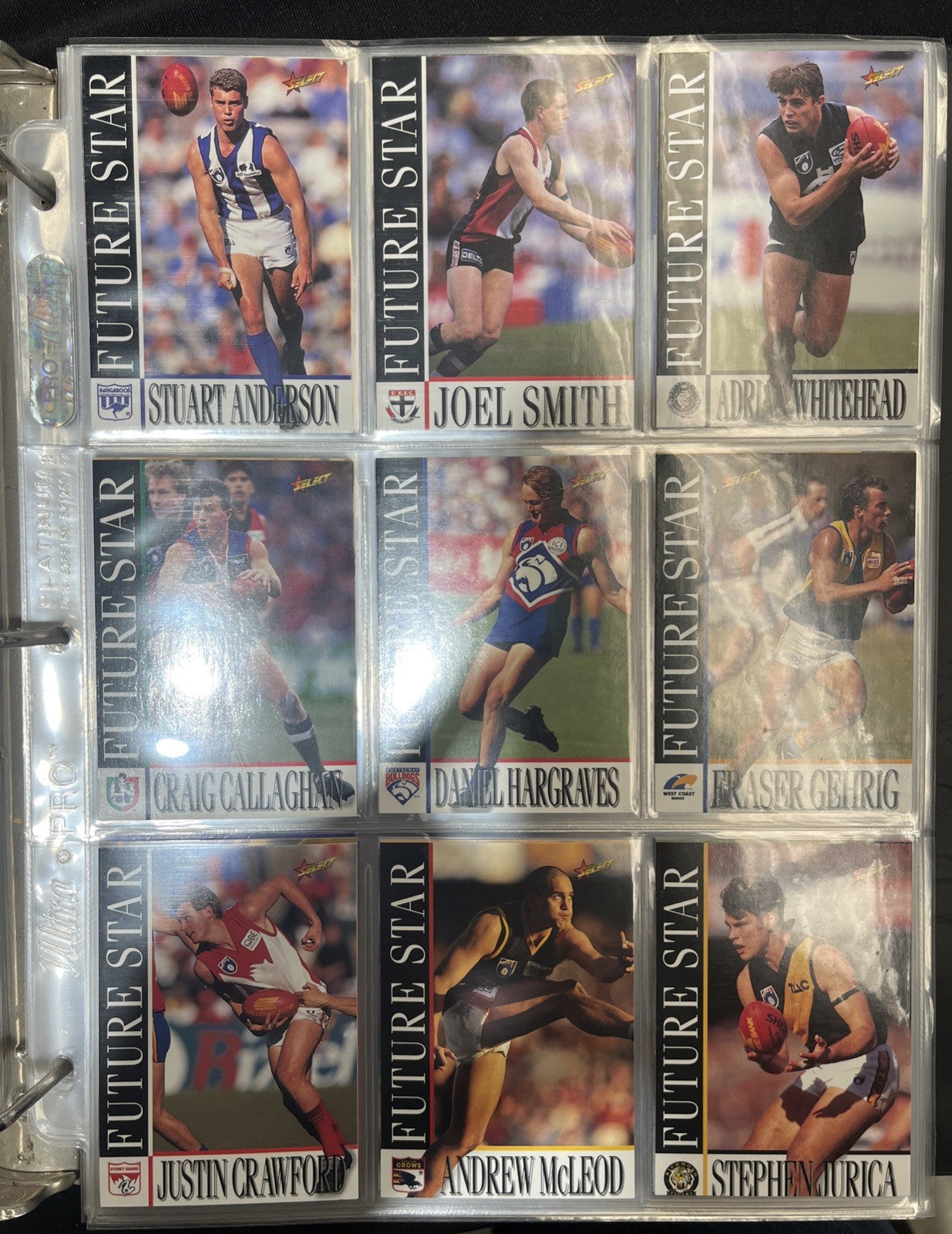 1996 Select AFL Series 1 & 2 Complete Set 1-400 In Folder2