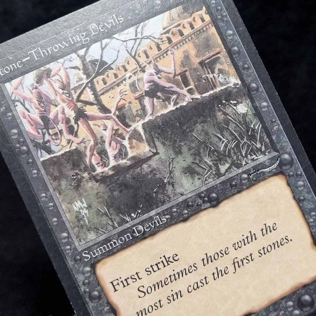 Magic The Gathering: Stone-Throwing- Devils- Arabian Nights MTG English TCG2