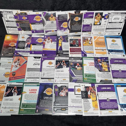 NBA LeBron James Card Lot X 36 Insert/Base Lakers & Cavs 2018-2025 Basketball1