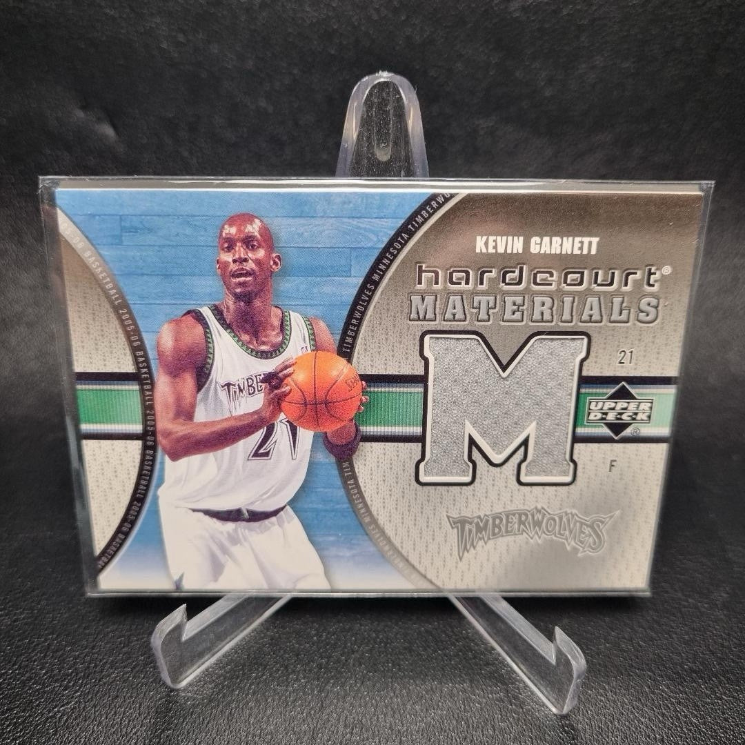 NBA Kevin Garnett Rookie And Game-Used Memorabilia Card Bundle X 2 1996-20064