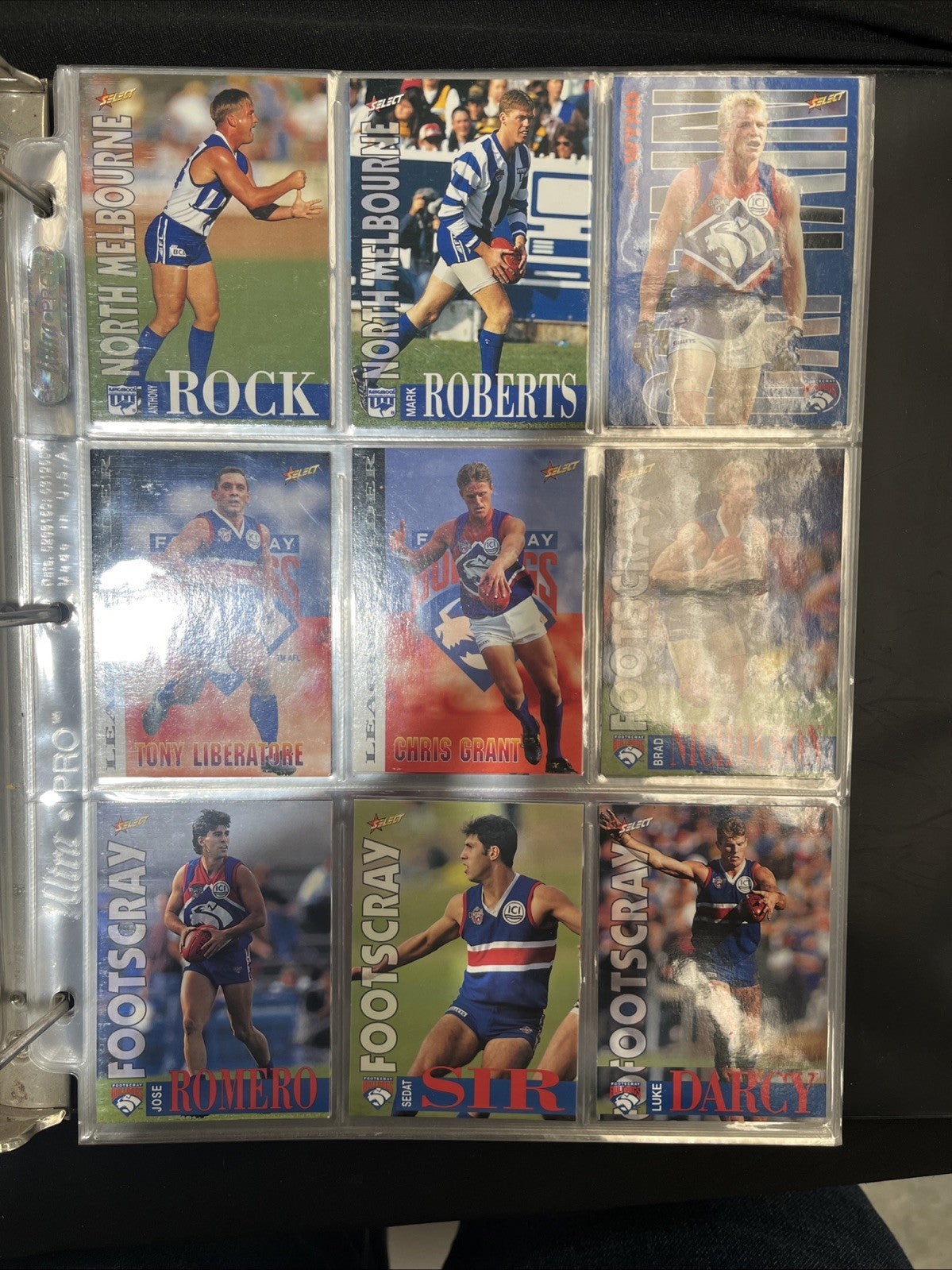 1996 Select AFL Series 1 & 2 Complete Set 1-400 In Folder4