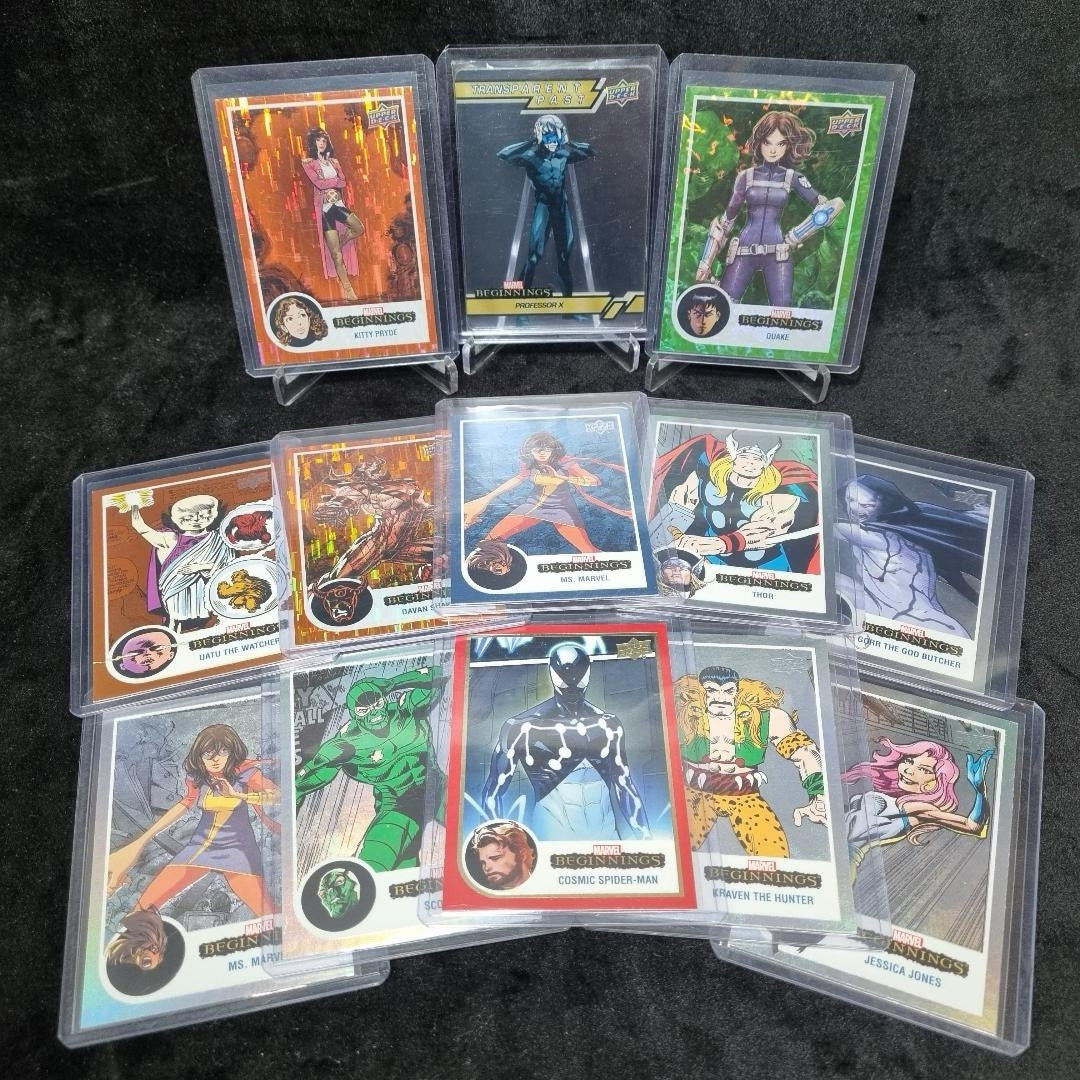 2022 Upper Deck Marvel Numbered/ Insert/ Base Card Lot X 130