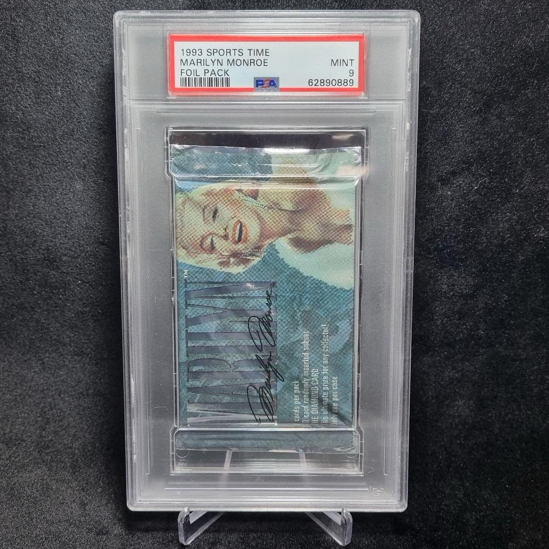 1993 Sports Time Booster Marilyn Monroe Trading Cards Graded Pack PSA 90