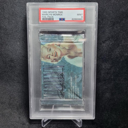 1993 Sports Time Booster Marilyn Monroe Trading Cards Graded Pack PSA 90