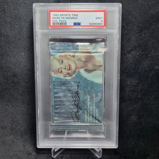 1993 Sports Time Booster Marilyn Monroe Trading Cards Graded Pack PSA 90