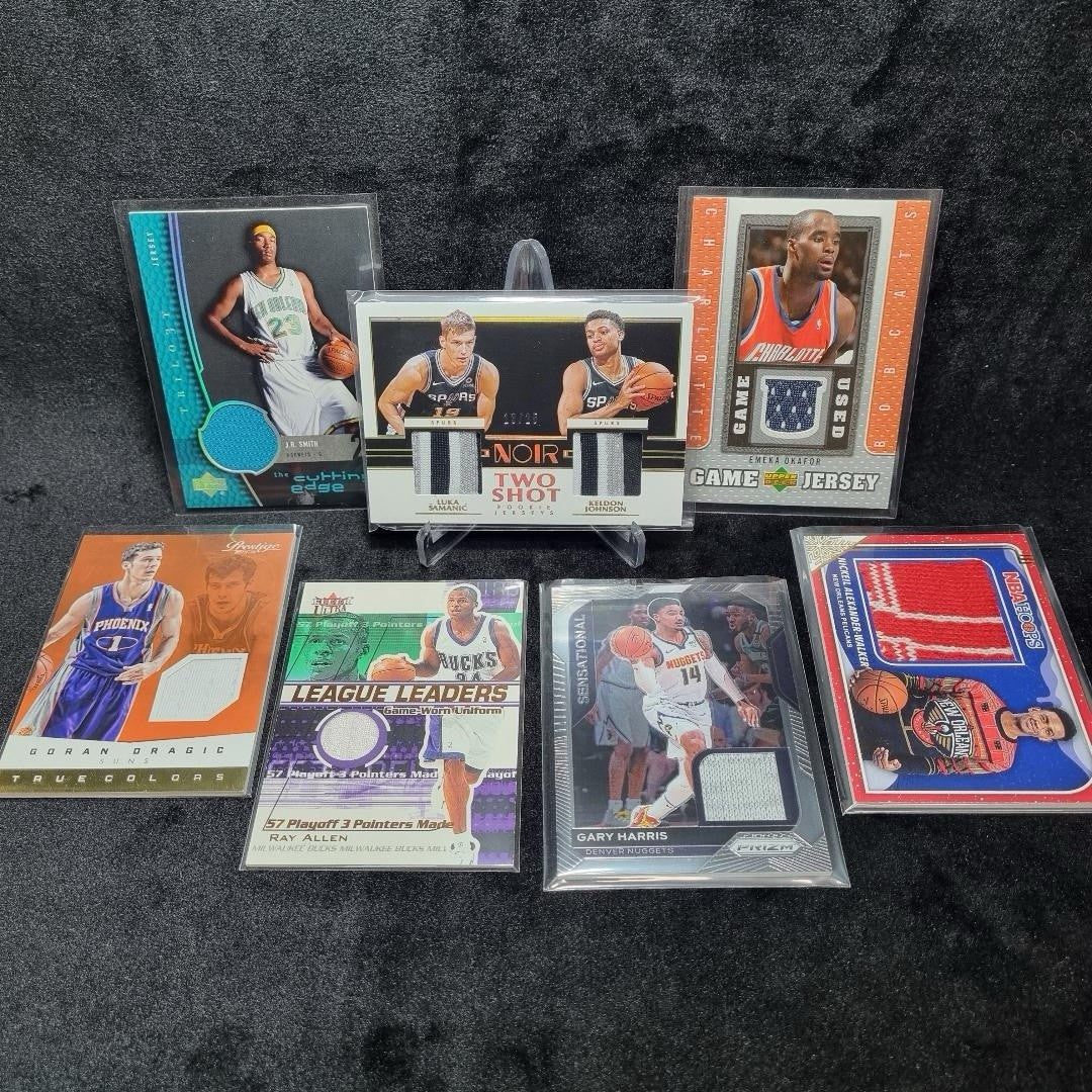 NBA Player Patch Insert Bundle Card Lot X 7 2001-20210