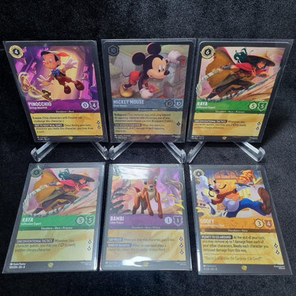 Disney Lorcana TCG Reign Of Jafar Playable Legendary Card Lot X 60