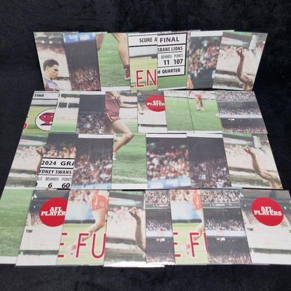 AFL 2025 Team Coach Vintage Series Big Card Lot X 30 Aussie Rules7