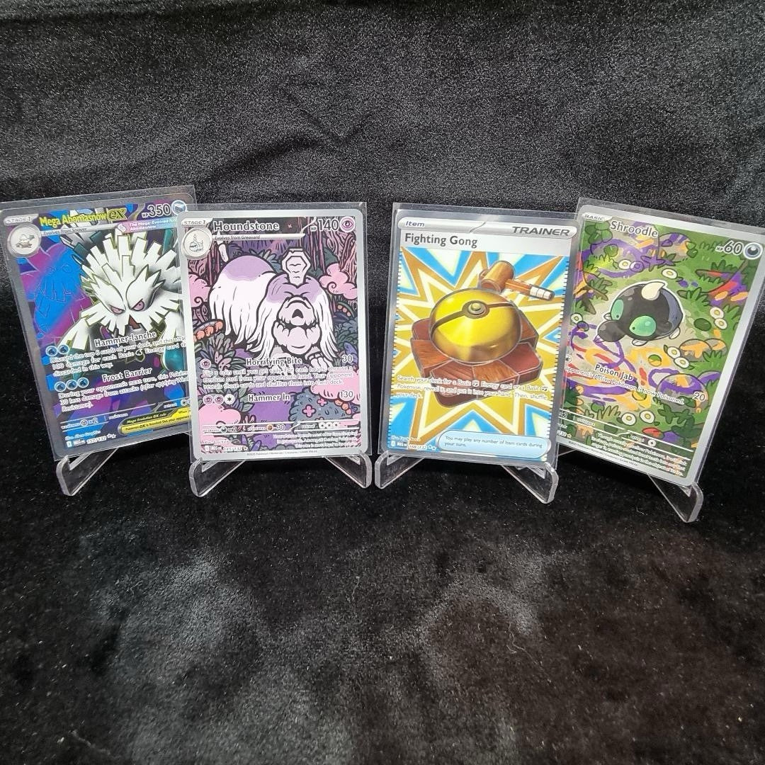 Pokémon Mega Evolutions Art Rare Bundle English 2025 X 102