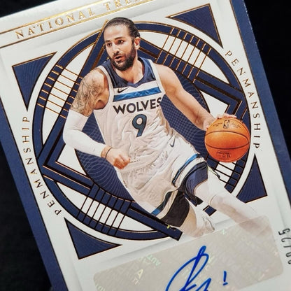 NBA Ricky Rubio Penmanship Autograph /25 National Treasures Panini 2020-212