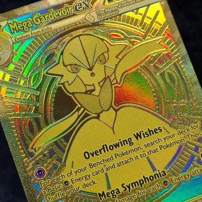 Pokémon Mega Gardevoir EX 187/132 Gold Secret Rare - Mega Evolution English TCG2