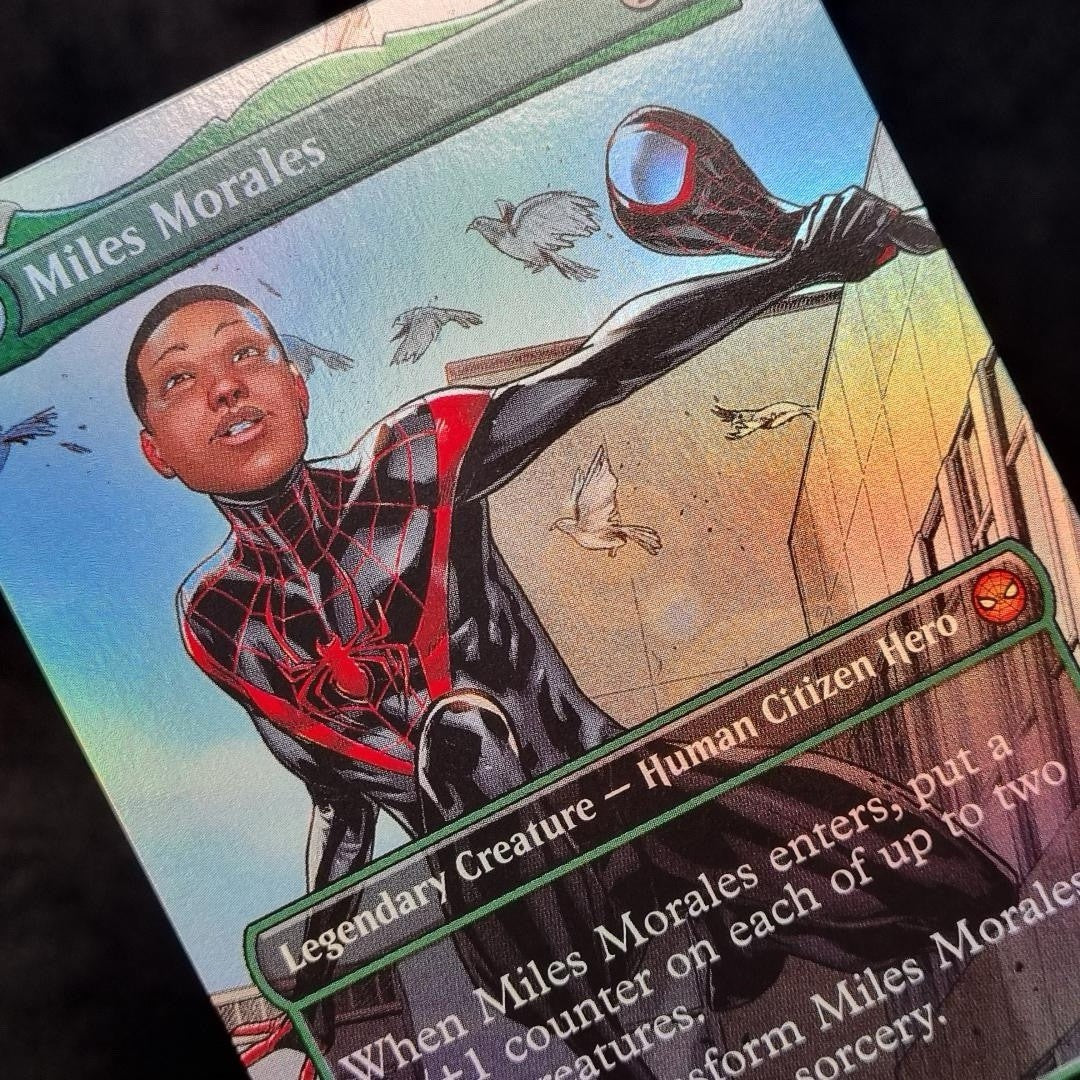 Magic The Gathering: Miles Morales / Ultimate Spiderman - BORDERLESS FOIL 20253