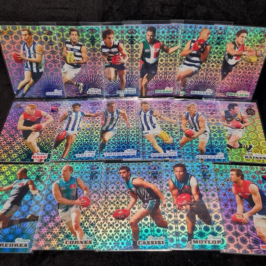 AFL Select 2008 Champions Holographic Card Lot X 17 Aussie Rules0
