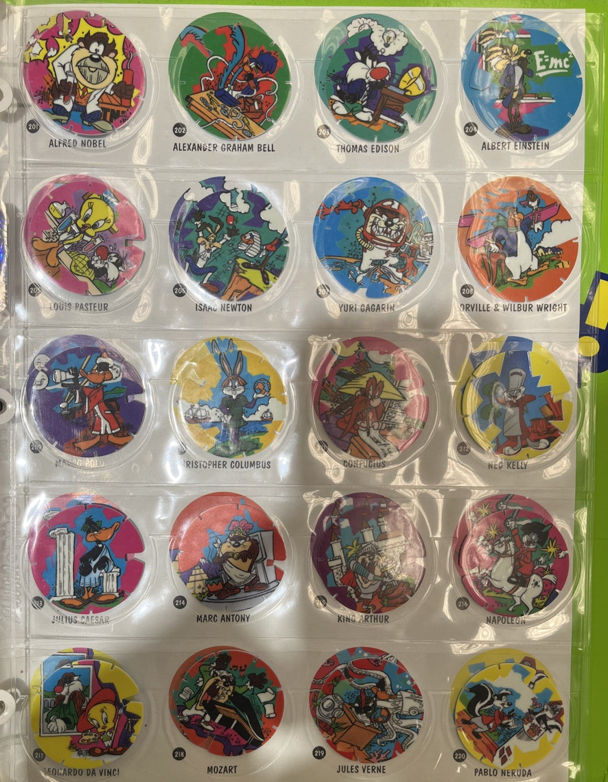 Complete TAZO Collection (220/220) in Official Collectors Album (1996)11