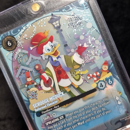 Disney Lorcana Scrooge McDuck 235 Reformed Ebenezer Enchanted Winterspell 112