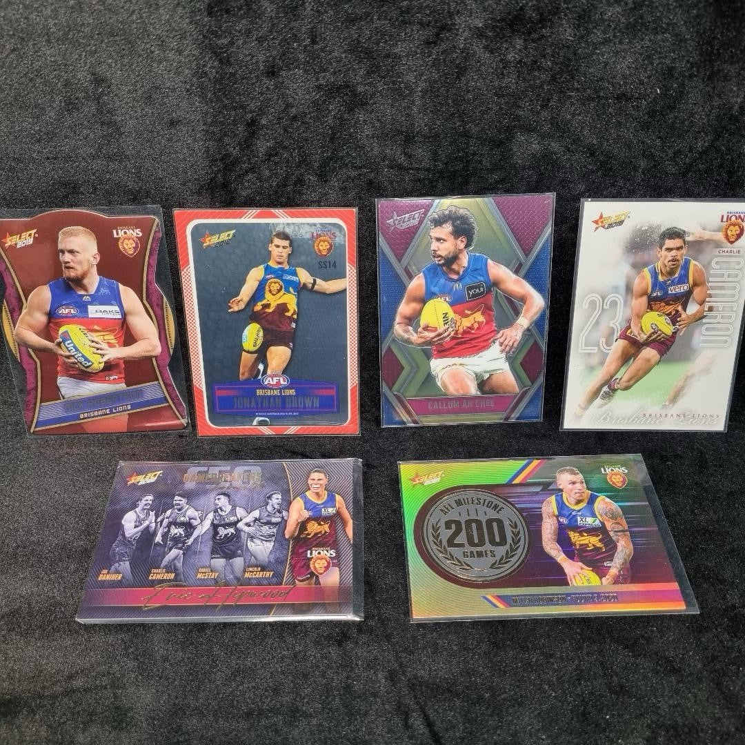 AFL Brisbane Lions Inserts/ Numbered Card Lot X 26 Aussie Rules Premiers 1