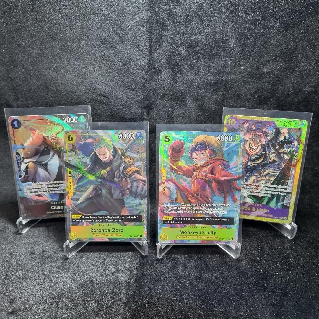 One Piece CCG SEC, SR, R, UC Bundle Card Lot X 4 OP07-080