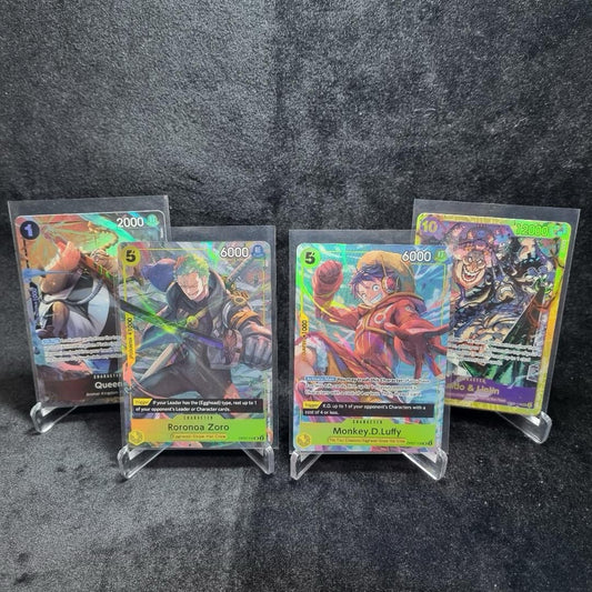 One Piece CCG SEC, SR, R, UC Bundle Card Lot X 4 OP07-080
