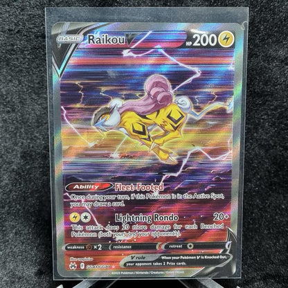 Pokémon TCG Raikou V Crown Zenith: Galarian Gallery Gg41/Gg70 Holo Ultra Rare0