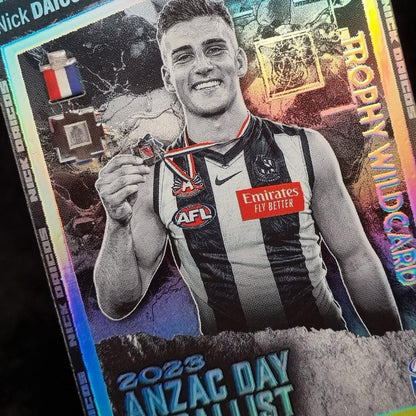 2024 AFL Nick Daicos Teamcoach Silver Trophy Wildcard  Anzac Day Medallist2