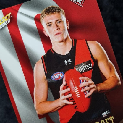 AFL 2023 Nate Caddy Draft Pick #10 /386 Select Essendon Bombers2