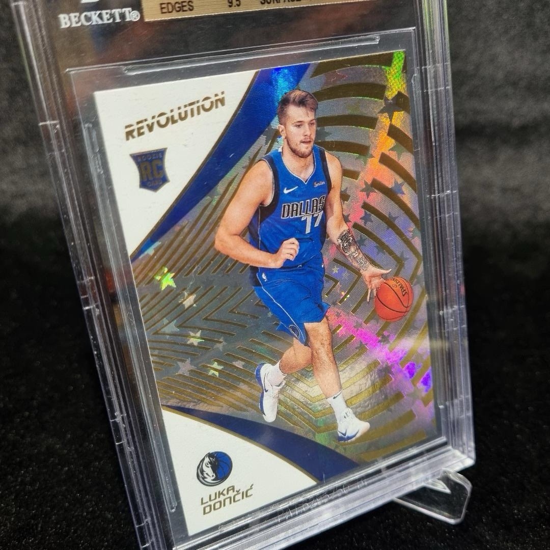 2018-19 Luka Doncic Rookie RC BGS 9.5 Gem Mint Panini Revolution Astro #1282