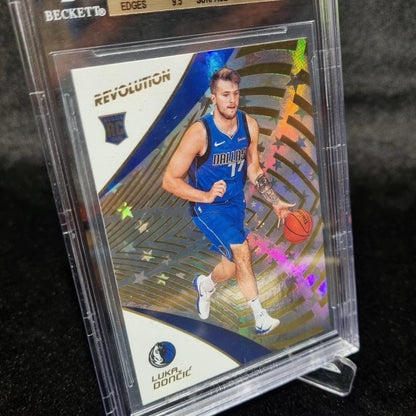 2018-19 Luka Doncic Rookie RC BGS 9.5 Gem Mint Panini Revolution Astro #1282