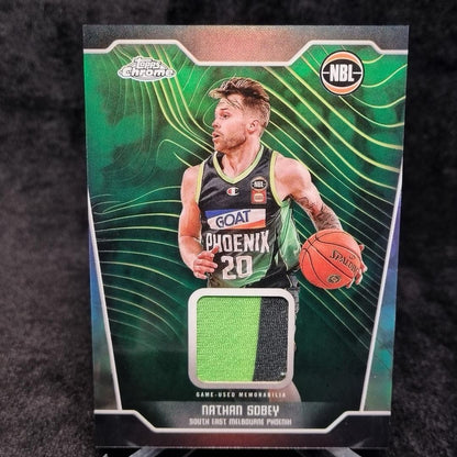 NBL Nathan Sobey Tops Chrome Game-used Memorabilia SE Melbourne Phoenix 20250