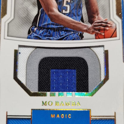 2018-19 Panini National Treasures Rookie Materials Prime /25 Mo Bamba #RM-MBB RC2
