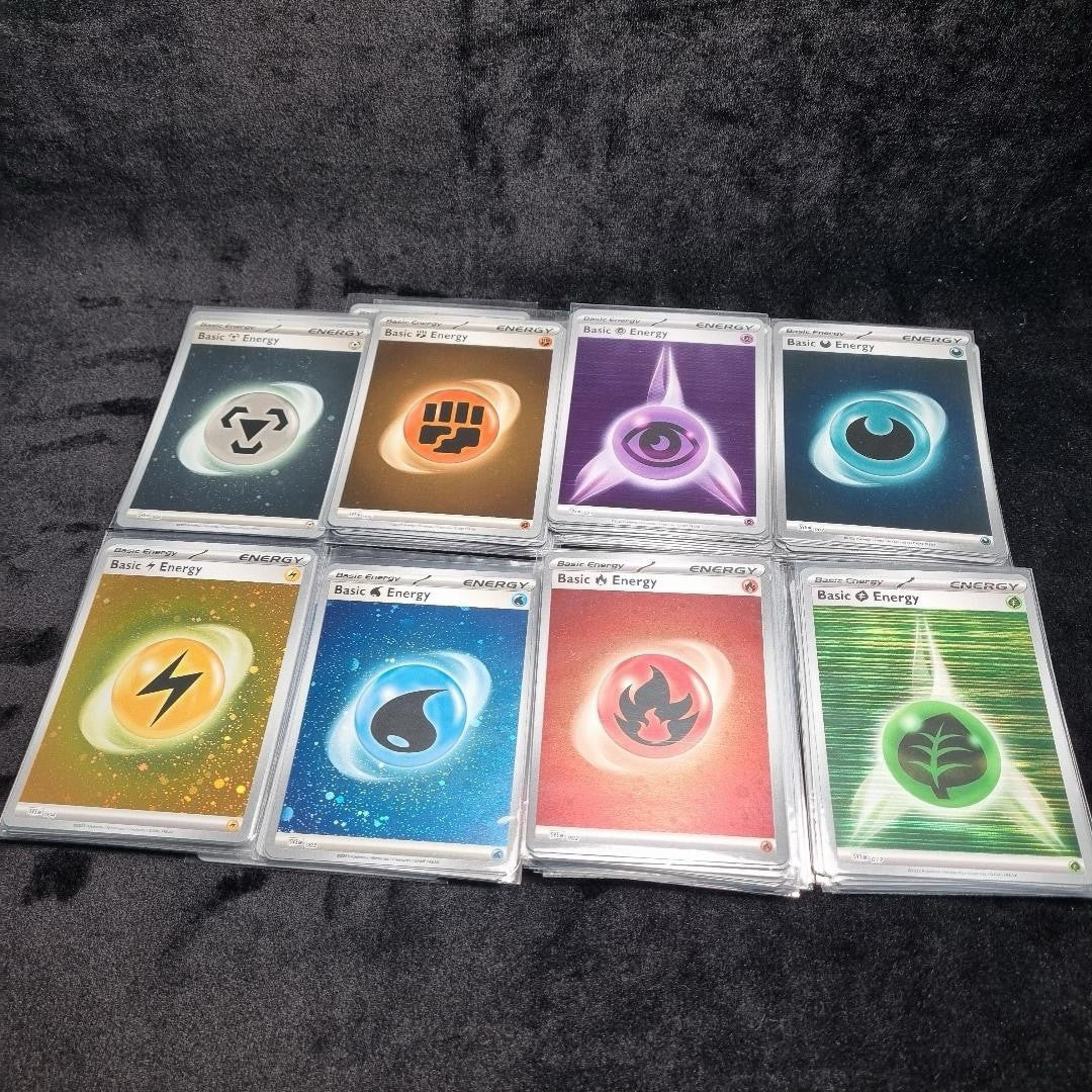 Pokémon Holo Basic Energy Bulk Card Lot X 143 All Types TCG From Multiple Sets1