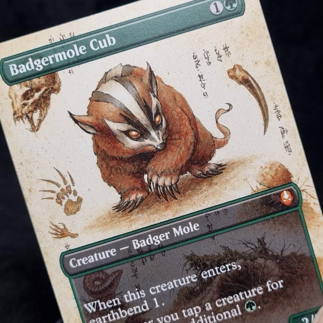 Magic The Gathering: Badgermole Cub (Borderless) - Avatar: The Last Airbender2