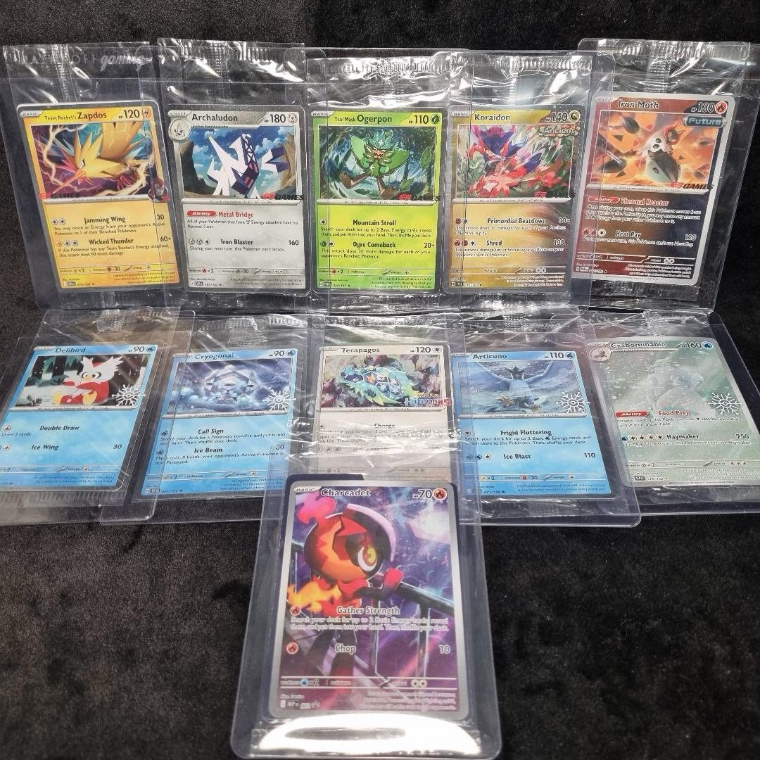 Pokémon Huge Sealed Stamped Promo Bundle X 11 EB Games, Winter 2023 - 20250