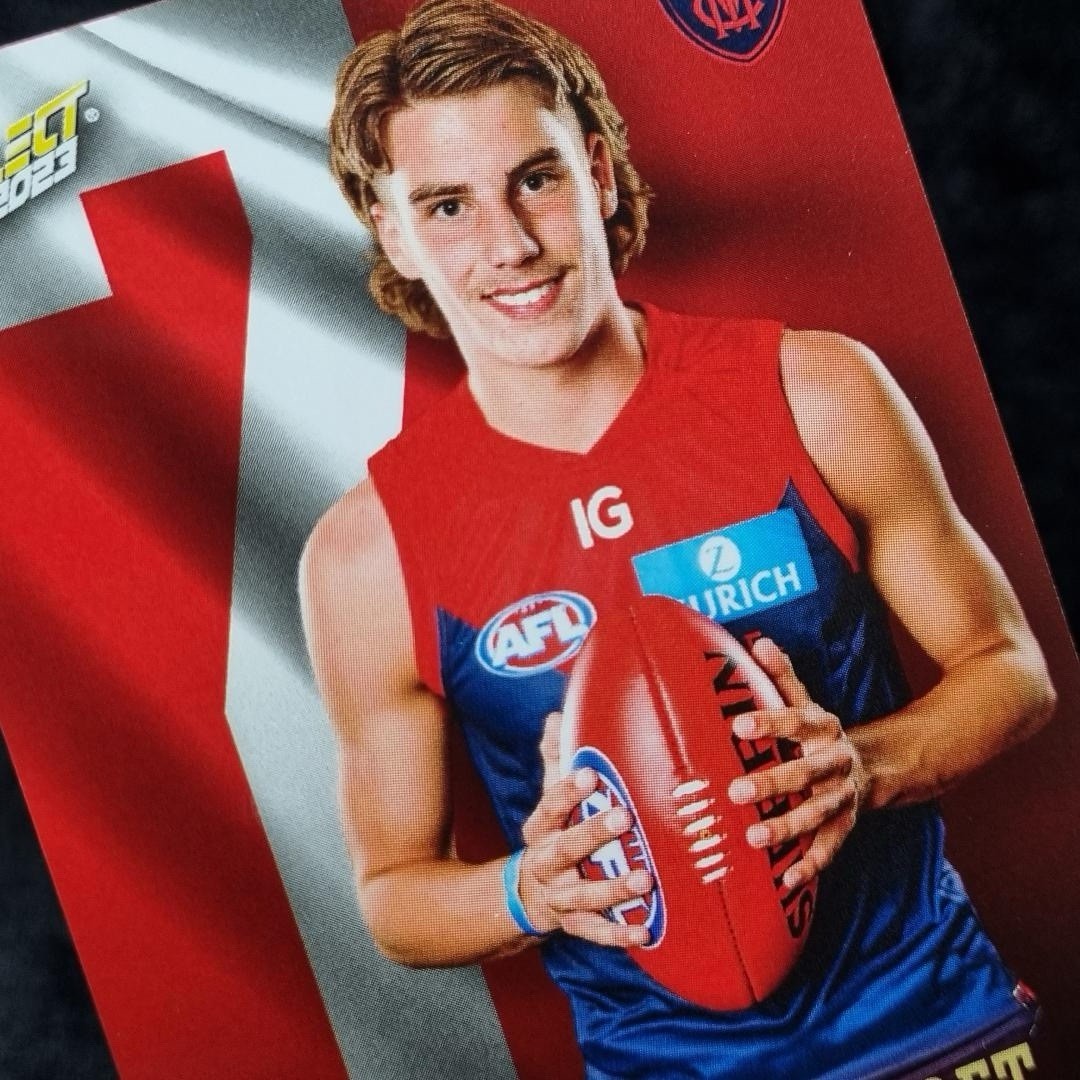 AFL 2023 Caleb Windsor Draft Pick #7 /324 Select Melbourne Demons2