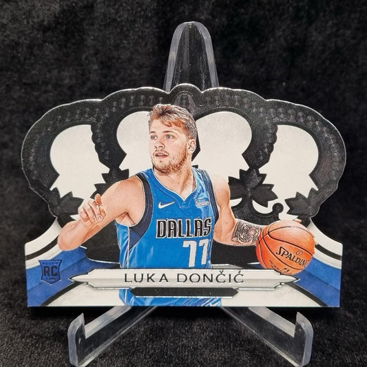 NBA 2018-19 Luka Dončić Panini Crown Royale #63 Rookie RC Die-Cut Dallas Mavs0