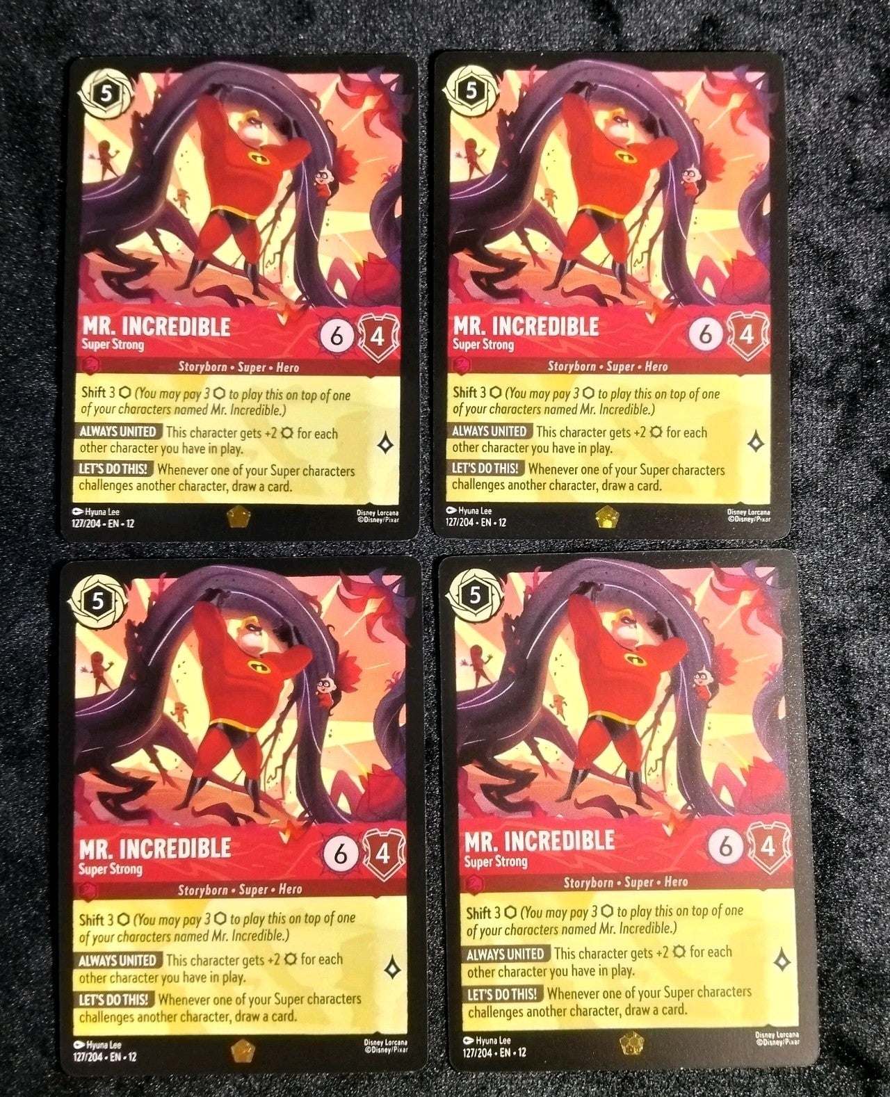 Mr. Incredible - Super Strong - 127/204 - Legendary - EN12 - Disney Lorcana0