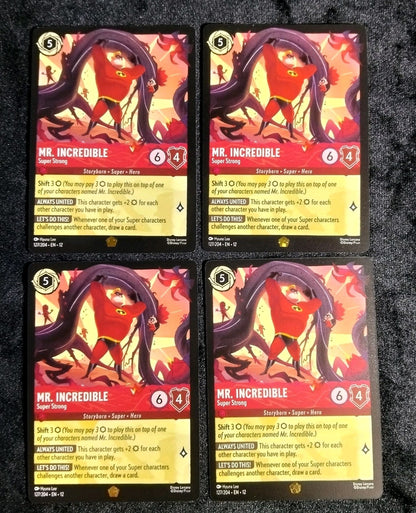 Mr. Incredible - Super Strong - 127/204 - Legendary - EN12 - Disney Lorcana0