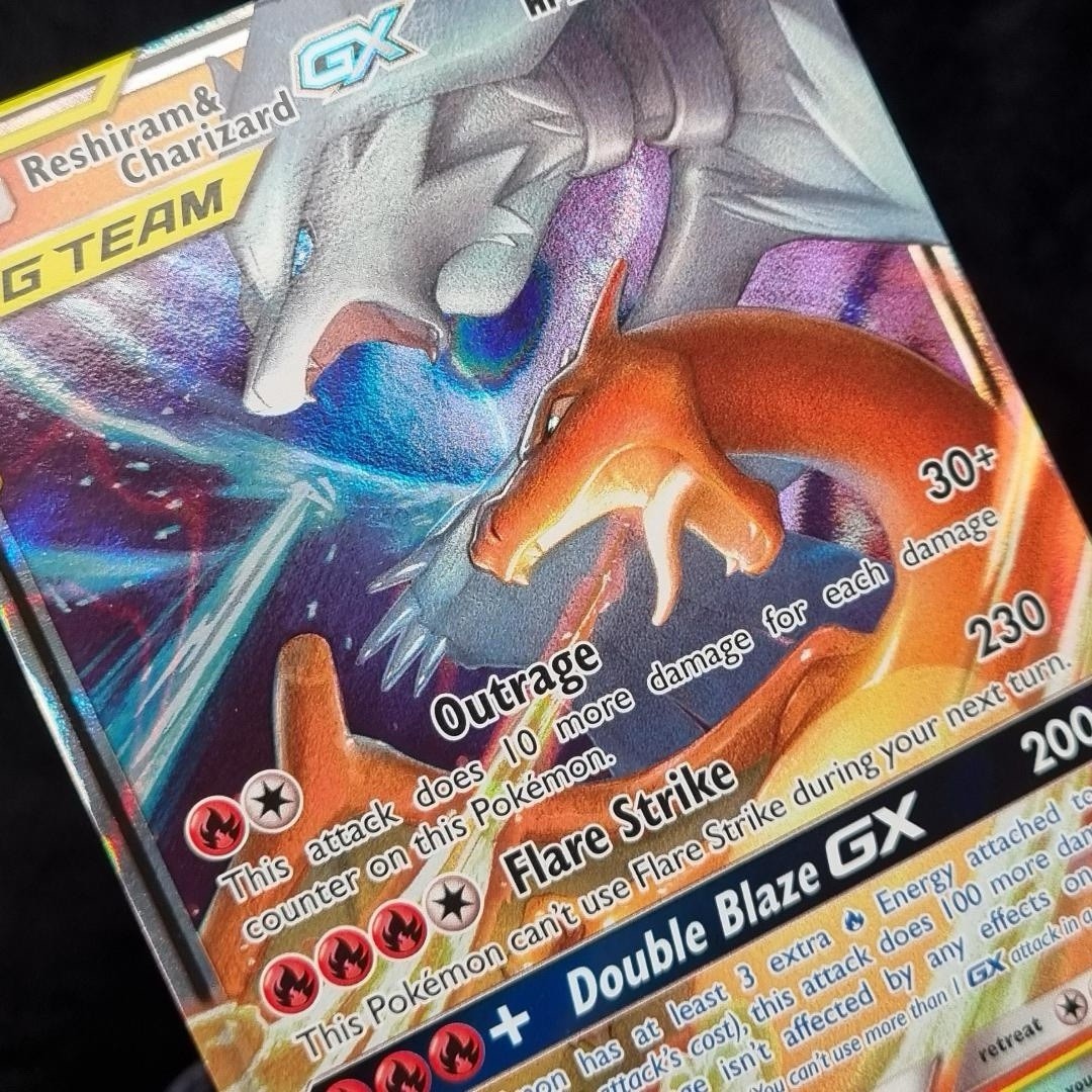 Pokémon Reshiram & Charizard GX 20/214 Unbroken Bonds TCG English Tag Team2