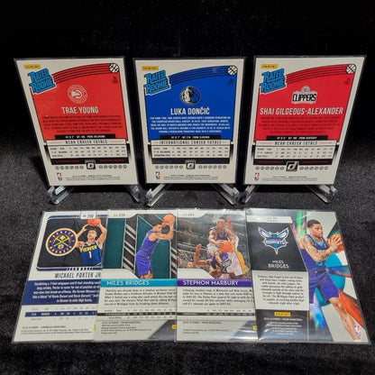 NBA 2018-19 Rookie /Insert Card Bundle X 7 Ft Luka Doncic & SGA RC Panini (#2)1