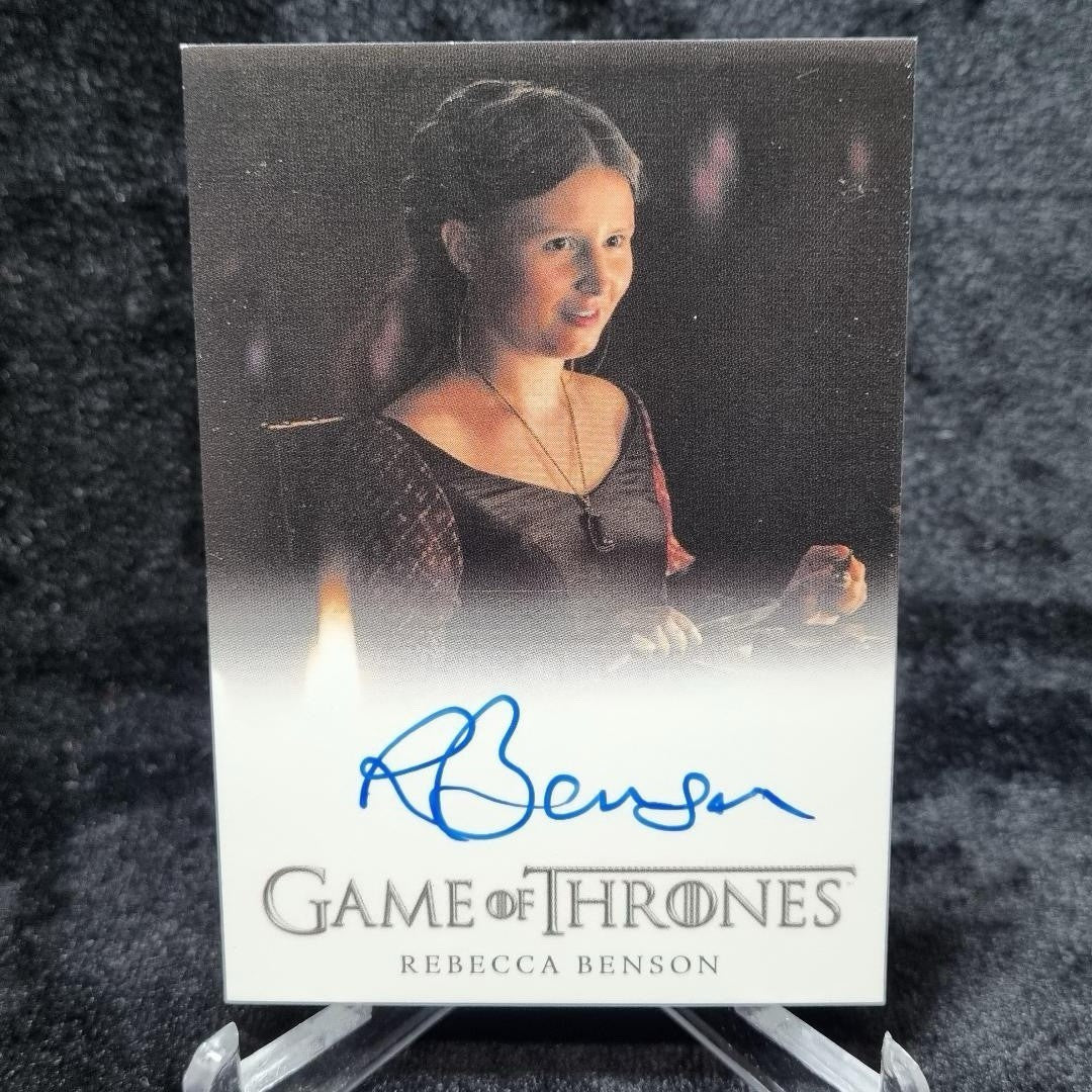 2017 Game of Thrones Season 6 Full-Bleed Rebecca Benson as Talla Tarly Auto 19wd0