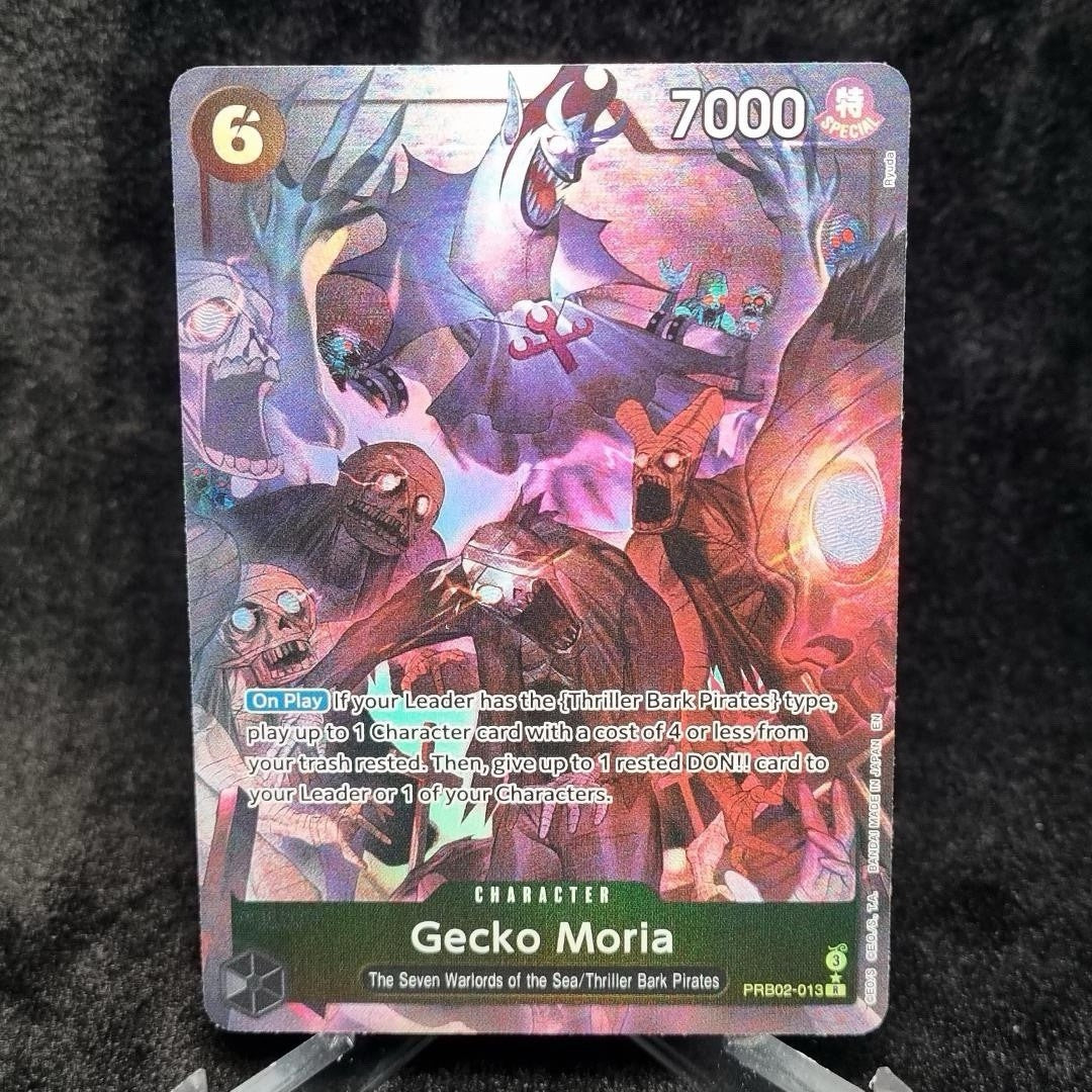 One Piece TCG PRB02-013 Gecko Moria Alt Art R Rare English AA0