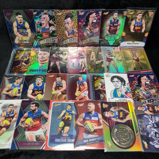 AFL Brisbane Lions Inserts/ Numbered Card Lot X 26 Aussie Rules Premiers 0