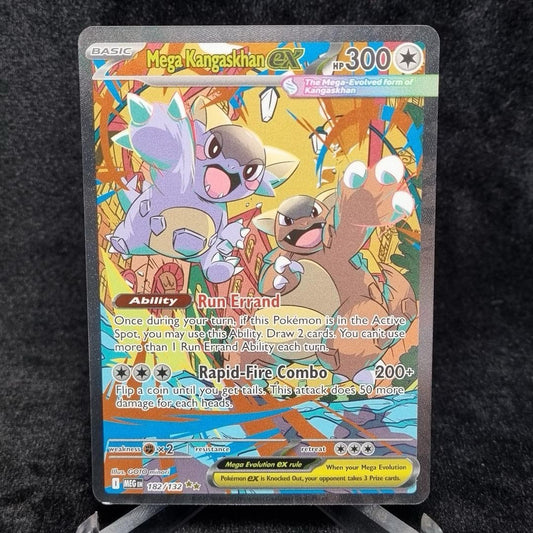 Pokémon Mega Kangaskhan ex 182/132 ME01 Mega Evolution Holofoil TCG English0