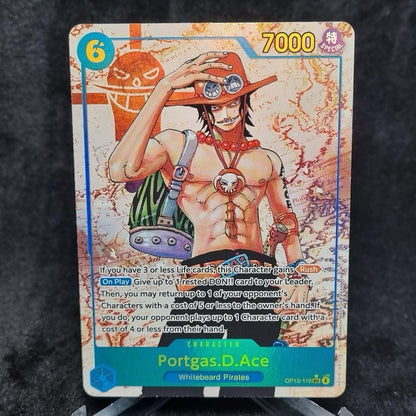 One Piece TCG Portgas.D.Ace OP13119 SEC Alt Art | ENGLISH Card0