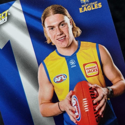 AFL 2023 Harley Reid Draft Pick #1 /757 Select West Coast Eagles2