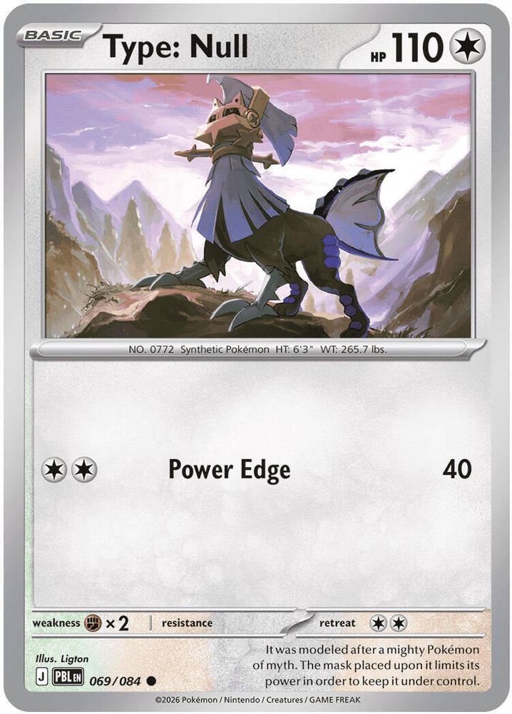 Type: Null 069/084 C