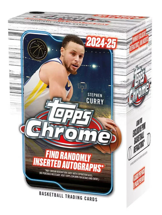 NBA 2024/25 Topps Chrome Value Blaster Box