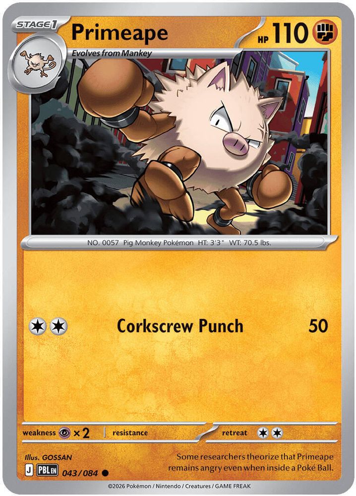 Primeape 043/084 C